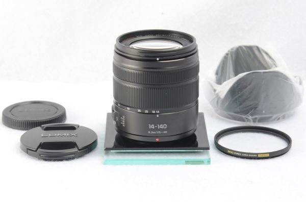 ■美品■ パナソニック Panasonic LUMIX G VARIO 14-140mm F3.5-5.6 II ASPH.POWER O.I.S【おまけ付き】 #604-022-0409の画像1