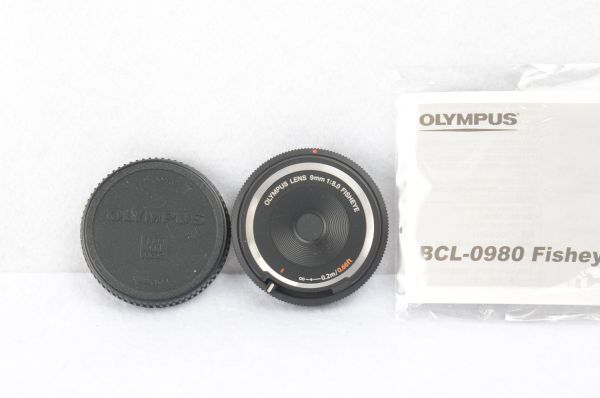 オリンパス OLYMPUS フィッシュアイボディーキャップレンズ BCL-0980 9mm F8.0 Fisheye　#604-012-0406_画像1