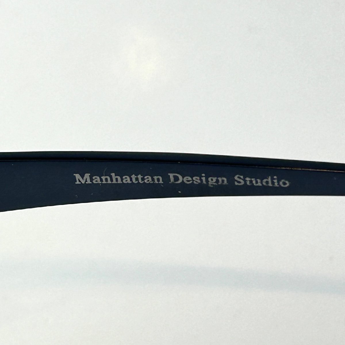 【77】Manhattan Design Studio マンハッタンデザインスタジオ 眼鏡 めがね Ti-P MDS-510 60□15-162 USED 現状品の画像9