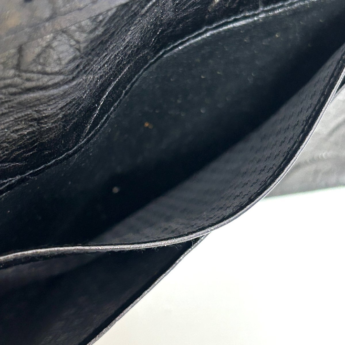 【31】1円～dunhill ダンヒル Yves Saint Laurent イヴサンローラン 財布 おまとめ2点 長財布 折財布 現状品の画像5