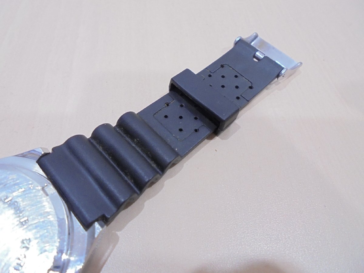【76】1円～CASIO カシオ カジキ リチウム5 H101 メンズ腕時計 ベルト社外品 不動品 ジャンク扱いの画像8