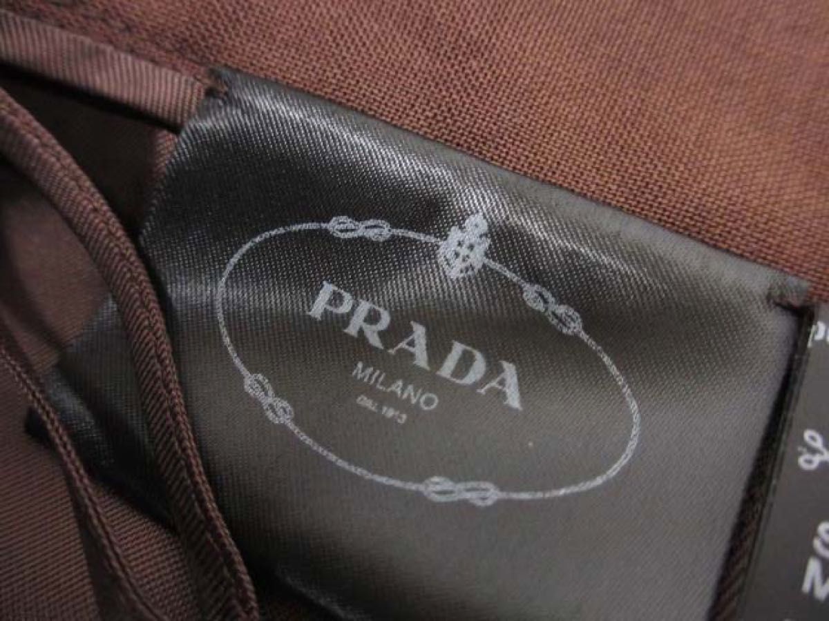 未使用 PRADA プラダ 20SS キッド モヘアスカート 44 ビーズ装飾 カールフラワー 参考定価 約￥392,700- 