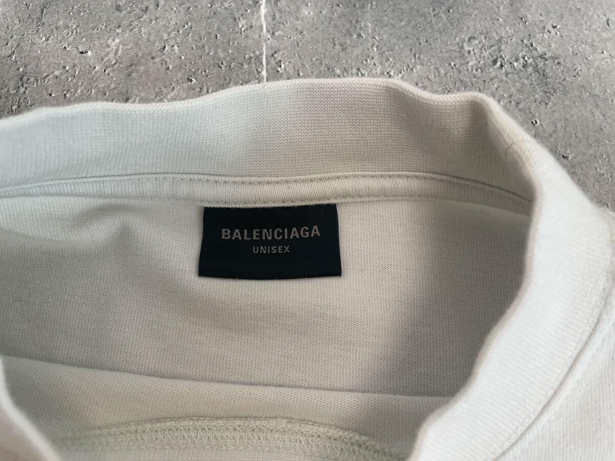 2023 BALENCIAGA バレンシアガ .comロゴ刺繍カットソー ロンT ロングスリーブ Tシャツ トップス オーバーサイズの画像4