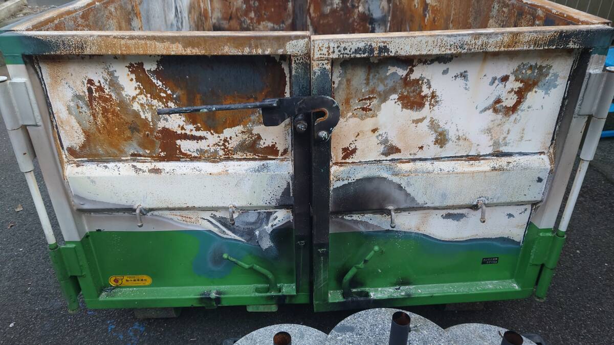  industrial waste container 4t-8 pickup limitation with translation secondhand goods 
