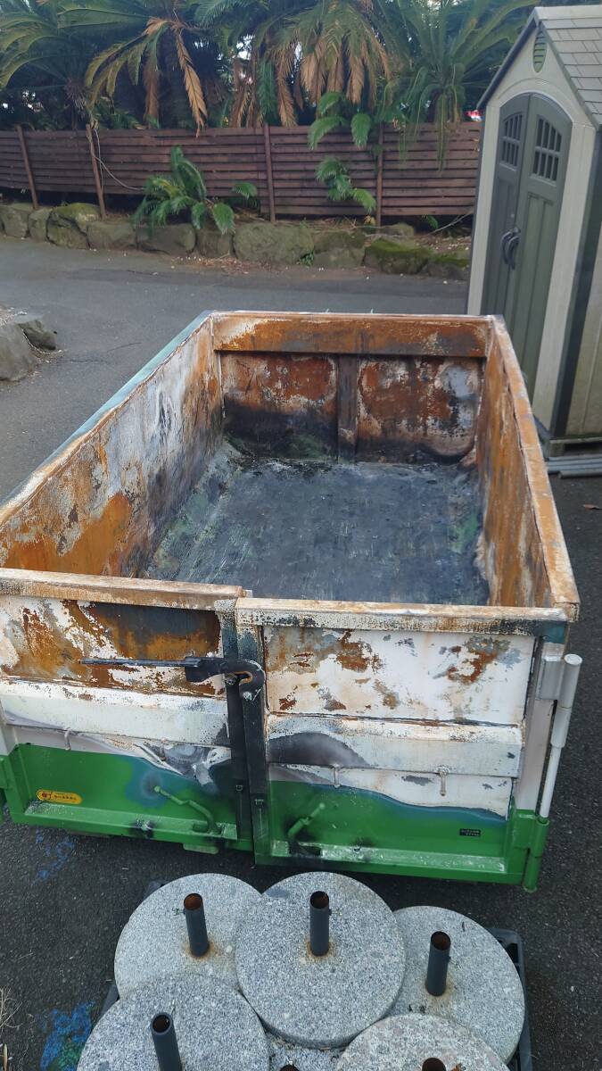  industrial waste container 4t-8 pickup limitation with translation secondhand goods 