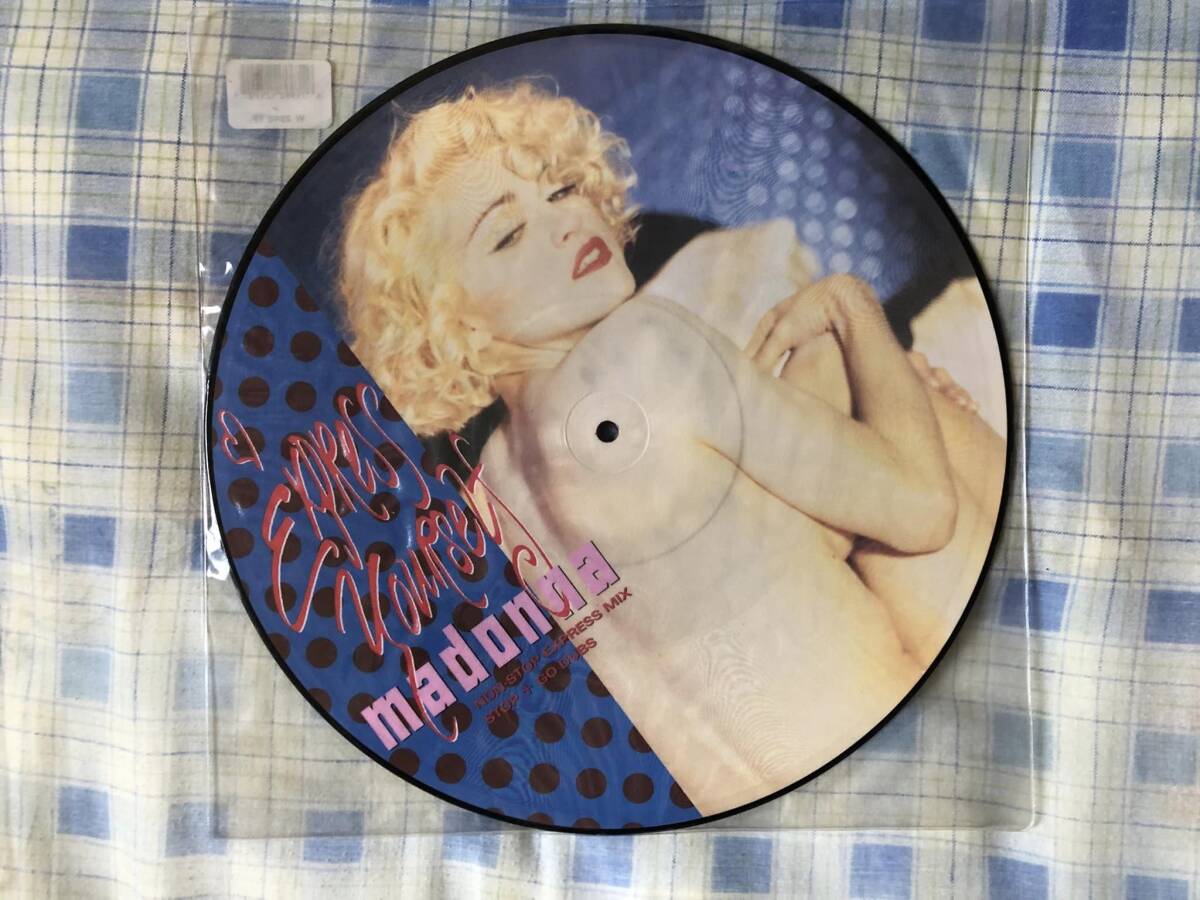 NEW 新品 UK 12inch Express Yourself 2 Mixes Picture Disc ピクチャー盤 / Madonna マドンナ色々出品中の画像1