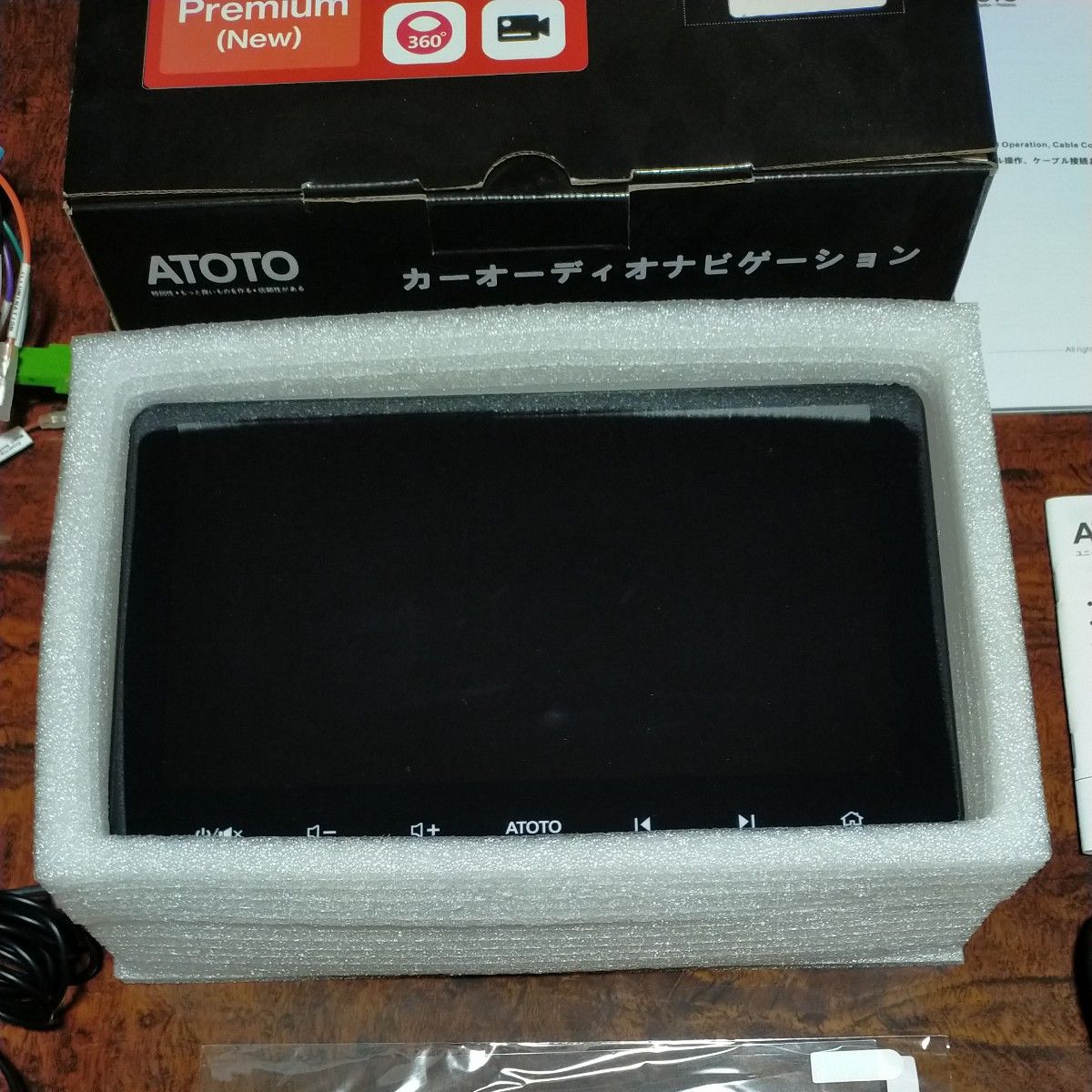 ATOTO S8 Premium(New) 第2世代 10インチ ナビ 元箱 付属品 説明 ATOTO S8 Premium(New) 第2世代 10インチ ナビ 元箱 付属品 説明