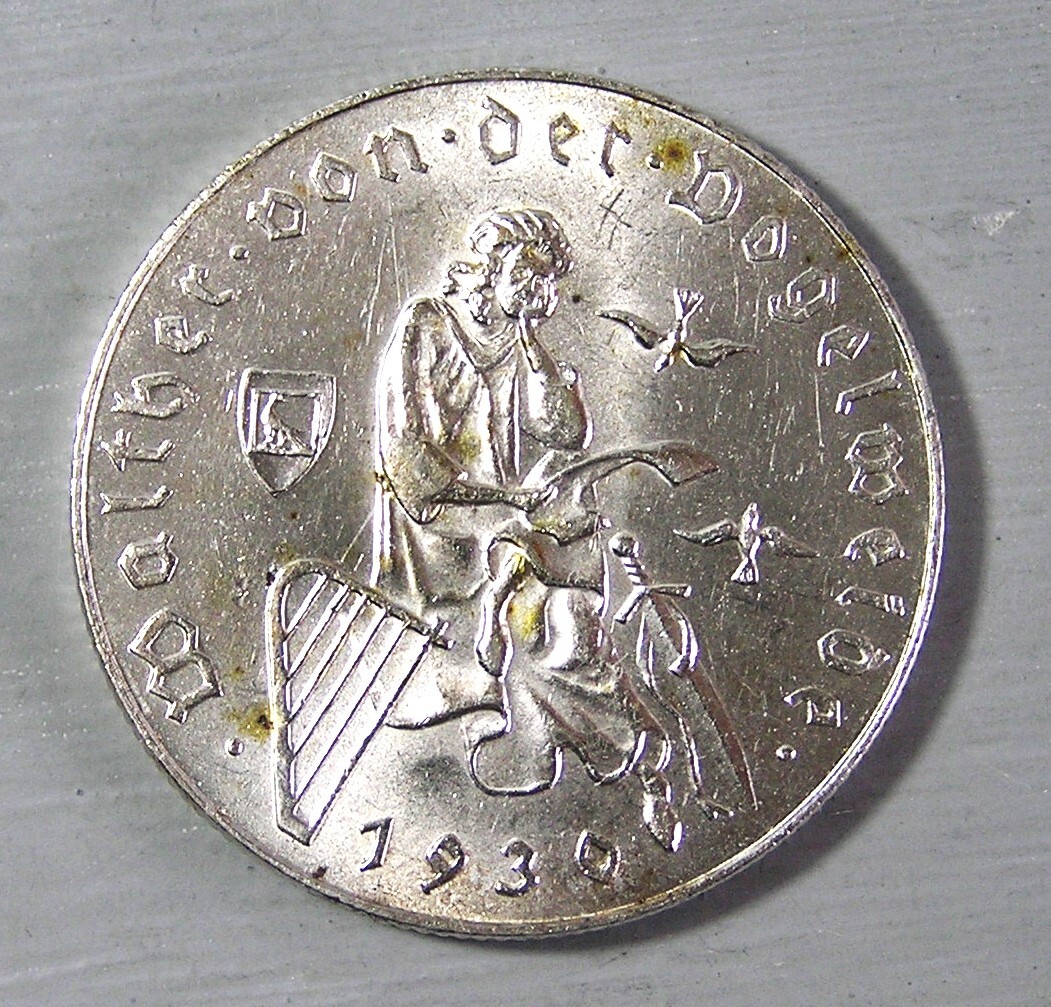 オーストリア  (Y71） 2シリング 記念銀貨 1930年銘 フォーゲルワイデの画像1
