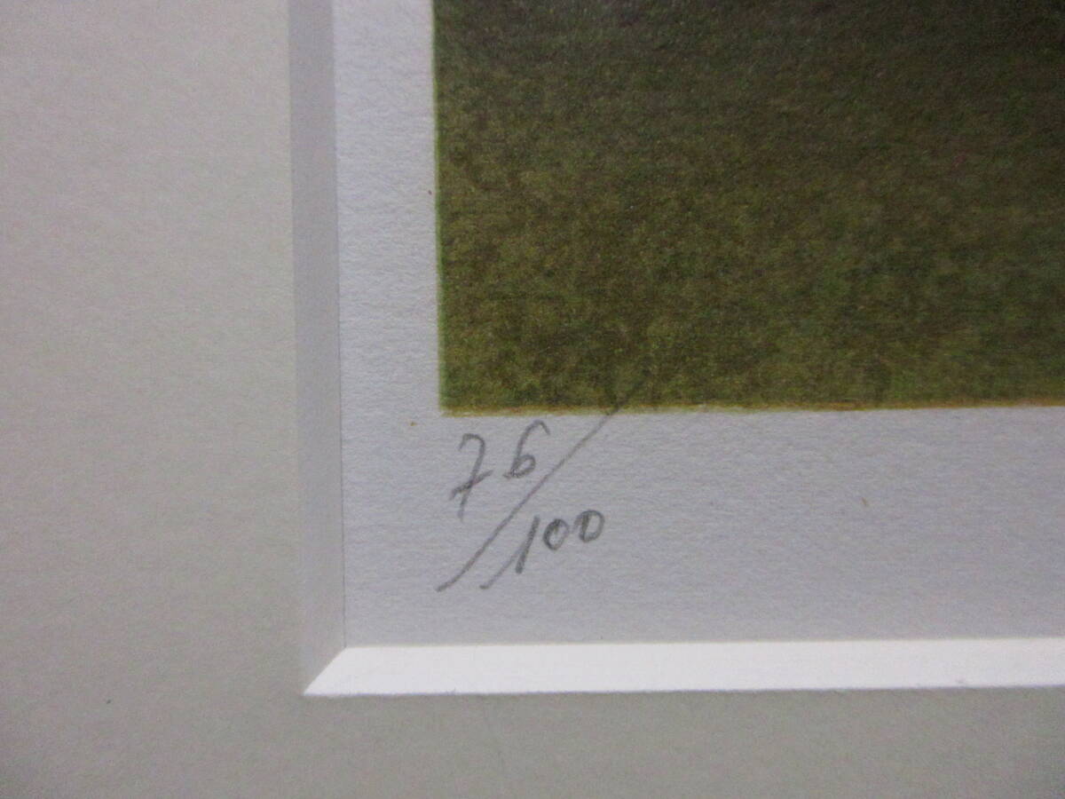 デペルト 直筆サイン・シール 76/100『早春の牧場』 箱付 ジャック・デペルト（Jacques Deperthes）の画像8