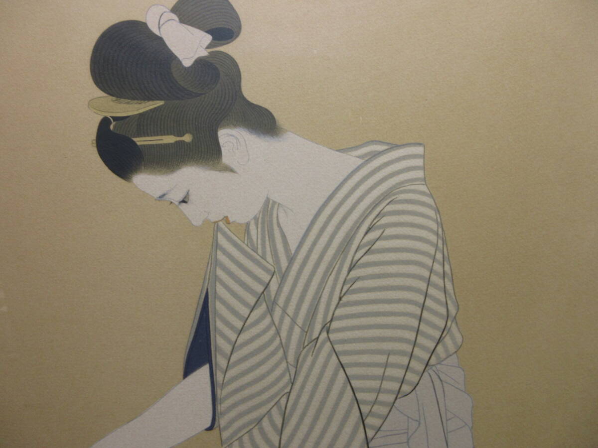 志村立美 直筆サイン 187/200 Shimura Tatsumi 日本画家・美人画の画像8