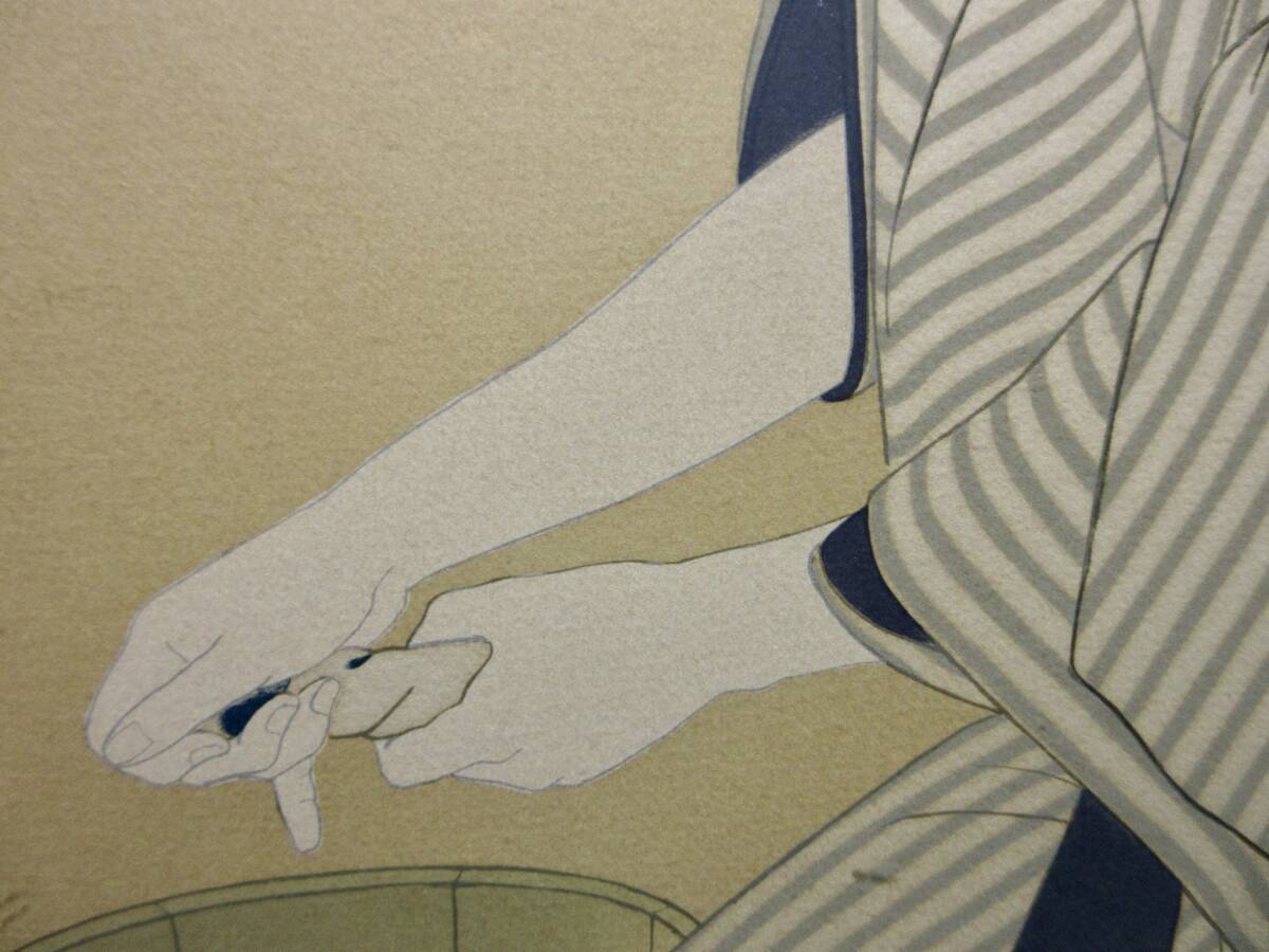 志村立美 直筆サイン 187/200 Shimura Tatsumi 日本画家・美人画の画像7
