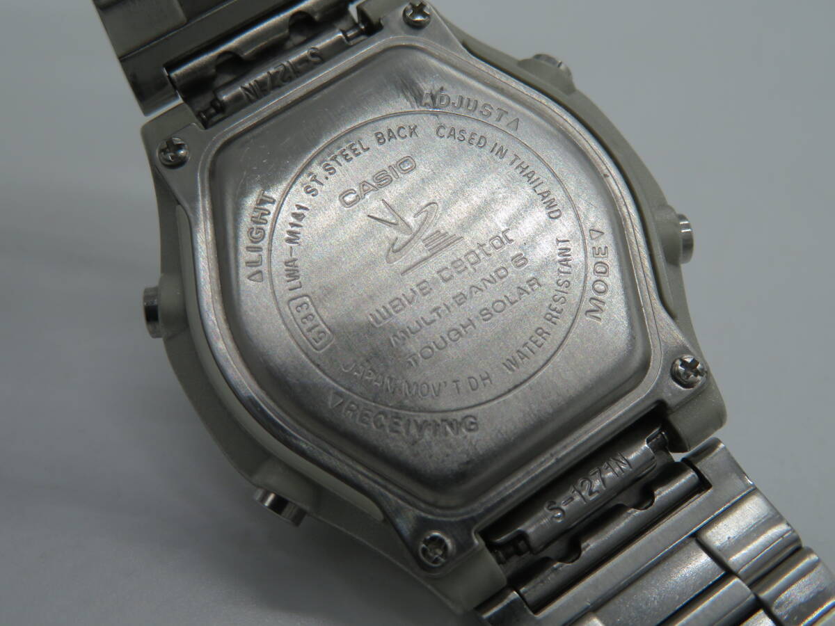 CASIO(カシオ）wave ceptor タフソーラー LWA-M141 腕時計 中古品 W2ー135A の画像2