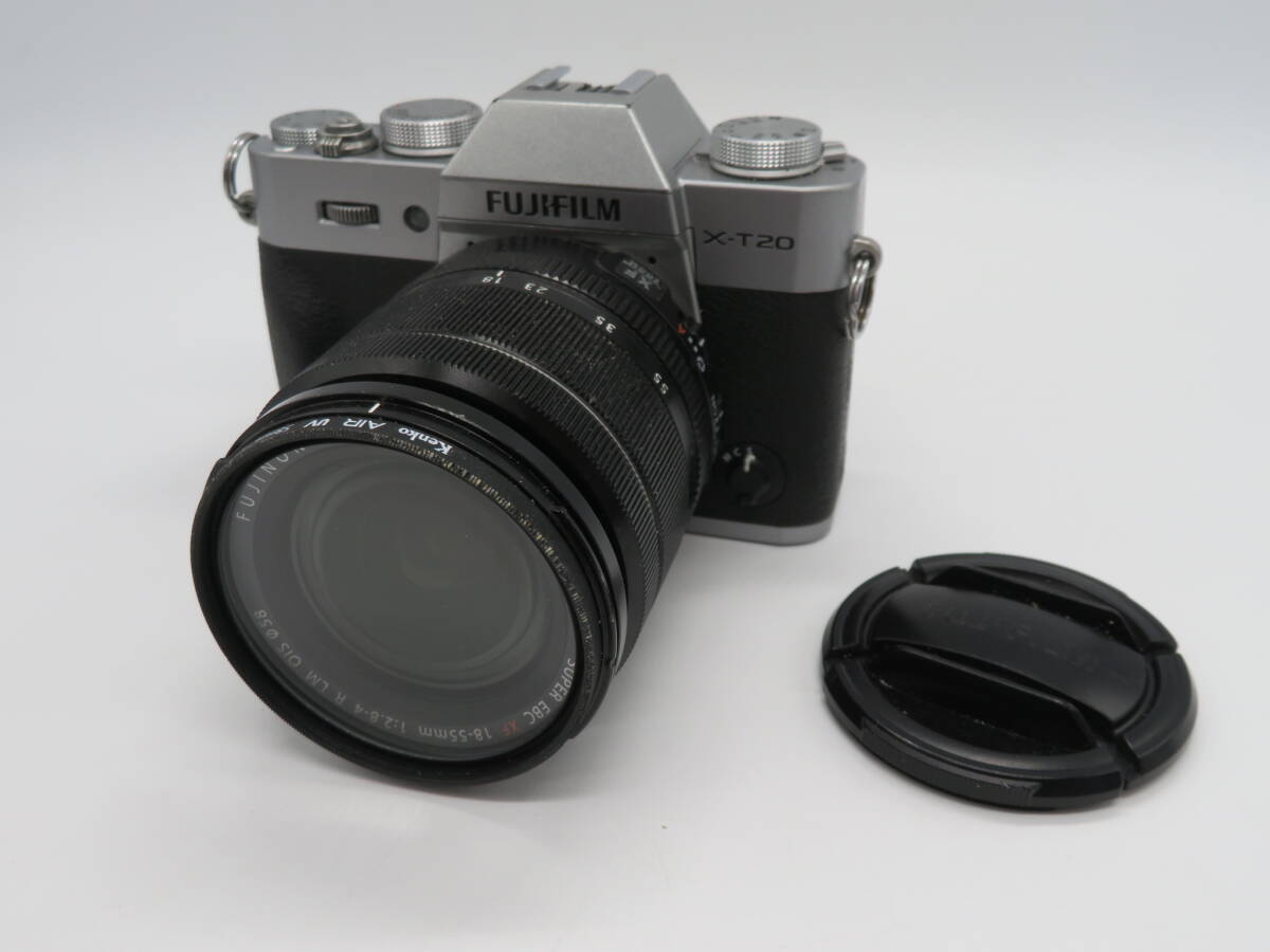 ジャンク品　FUJIFILM(富士フイルム)X-T20　ミラーレス一眼・レンズ XF18-55mm 1:2.8ー4 中古品　ネ3ー31A　_画像1