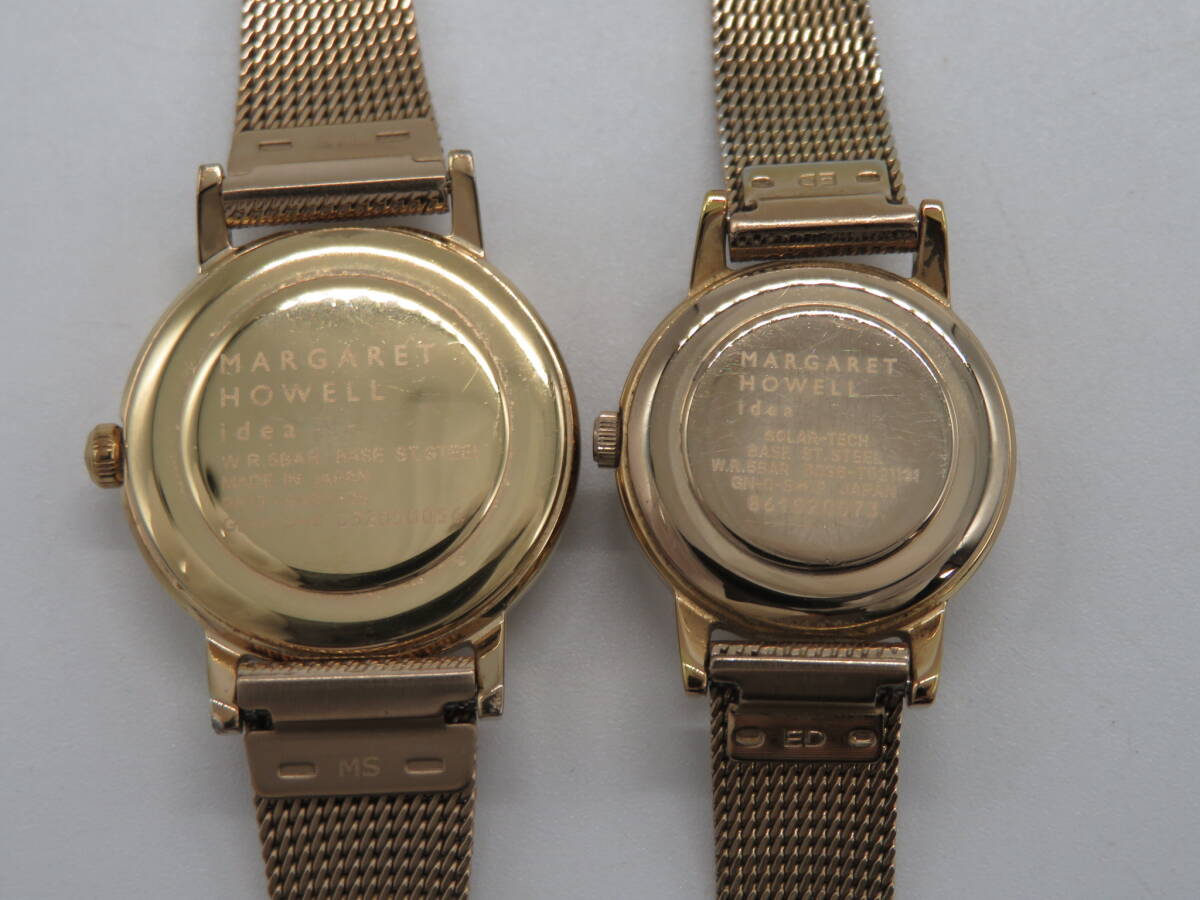 ジャンク品 マーガレット ハウエル アイデア 2点セット 腕時計 中古品 H3ー25A の画像2