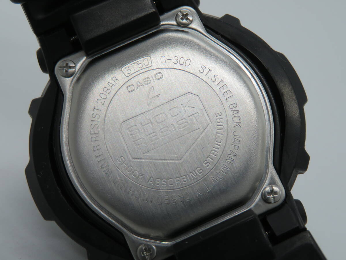 CASIO(カシオ）G-SHOCK G-300 腕時計 中古品 ユモ1ー6A の画像3