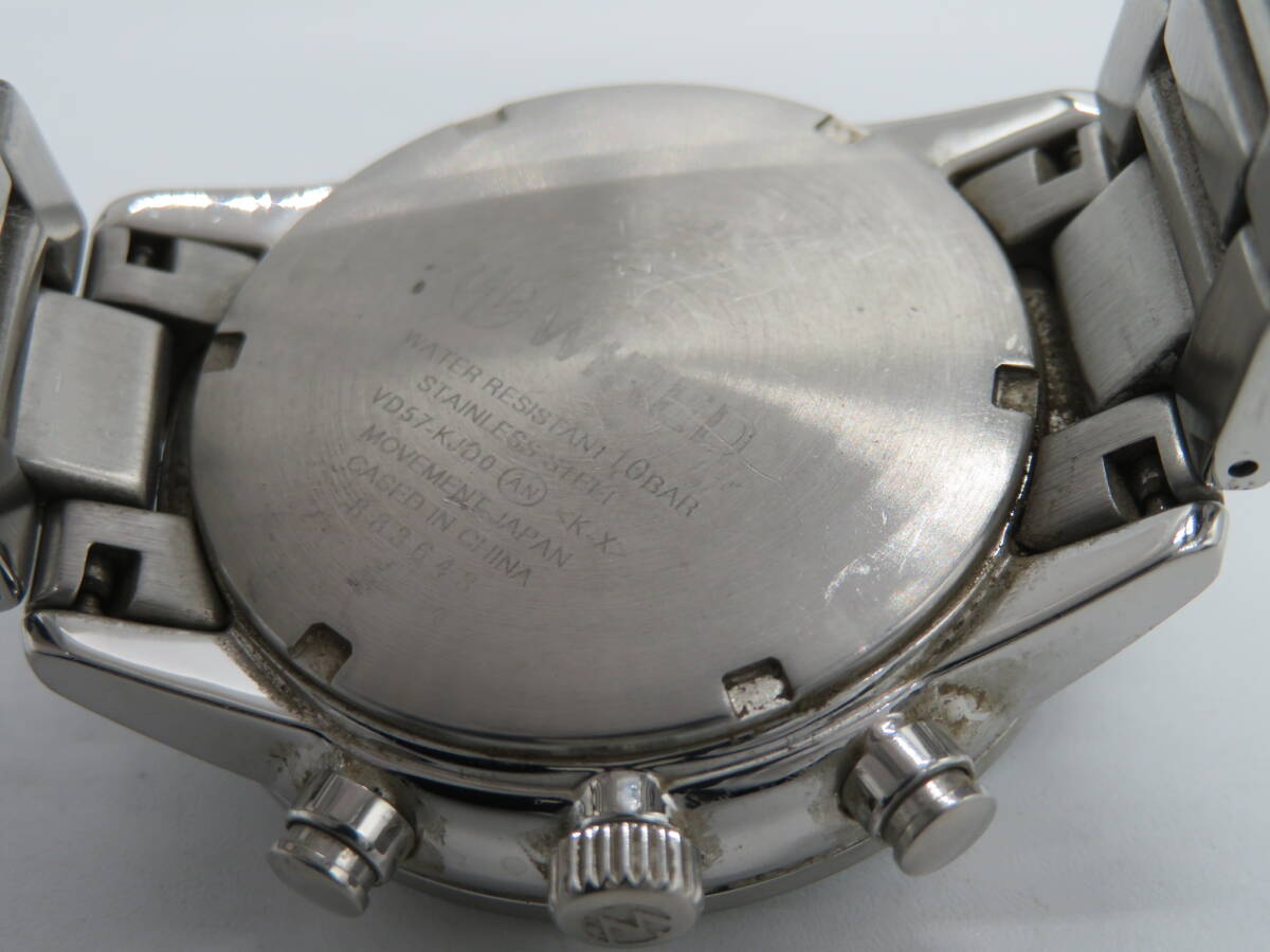 SEIKO(セイコー）WIRED クロノグラフ 腕時計 中古品 H3ー41A の画像3