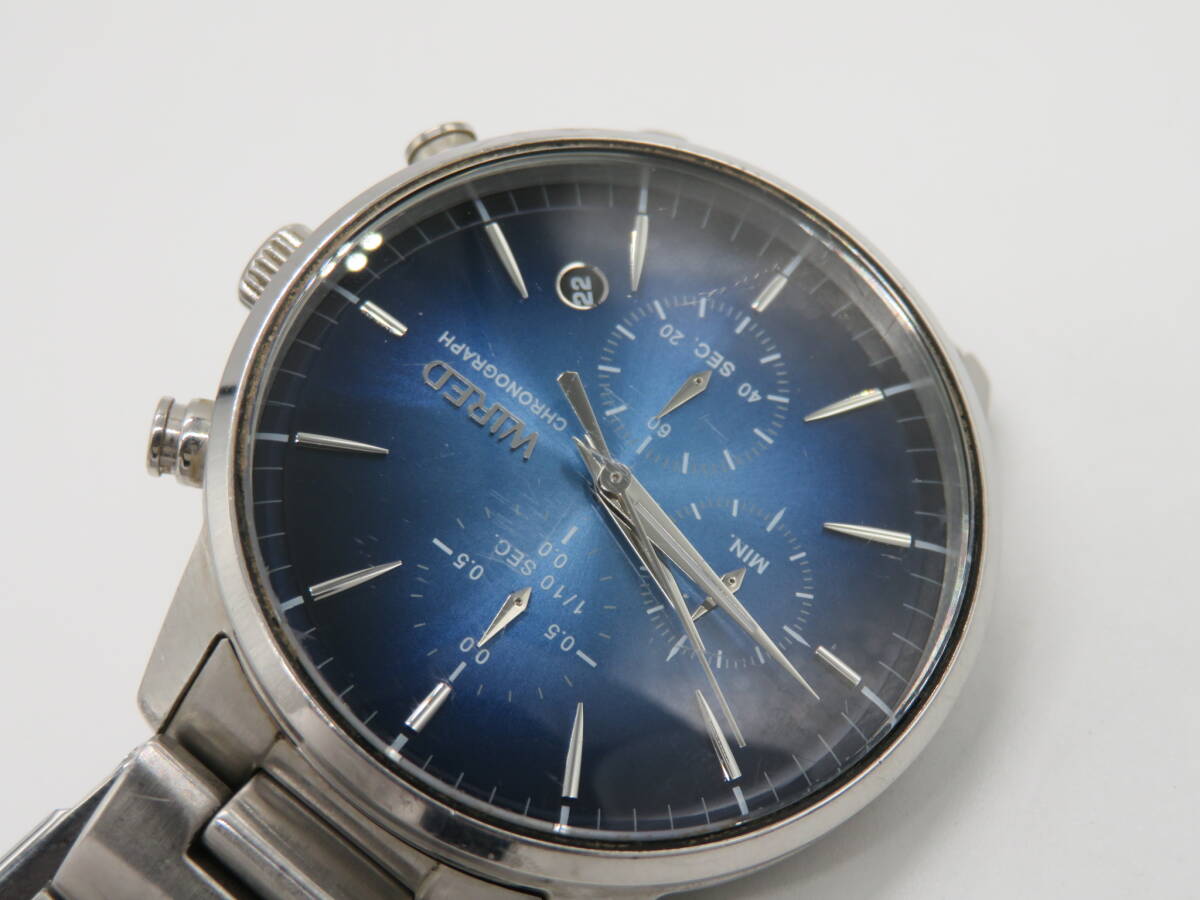 SEIKO(セイコー）WIRED クロノグラフ 腕時計 中古品 H3ー41A の画像4