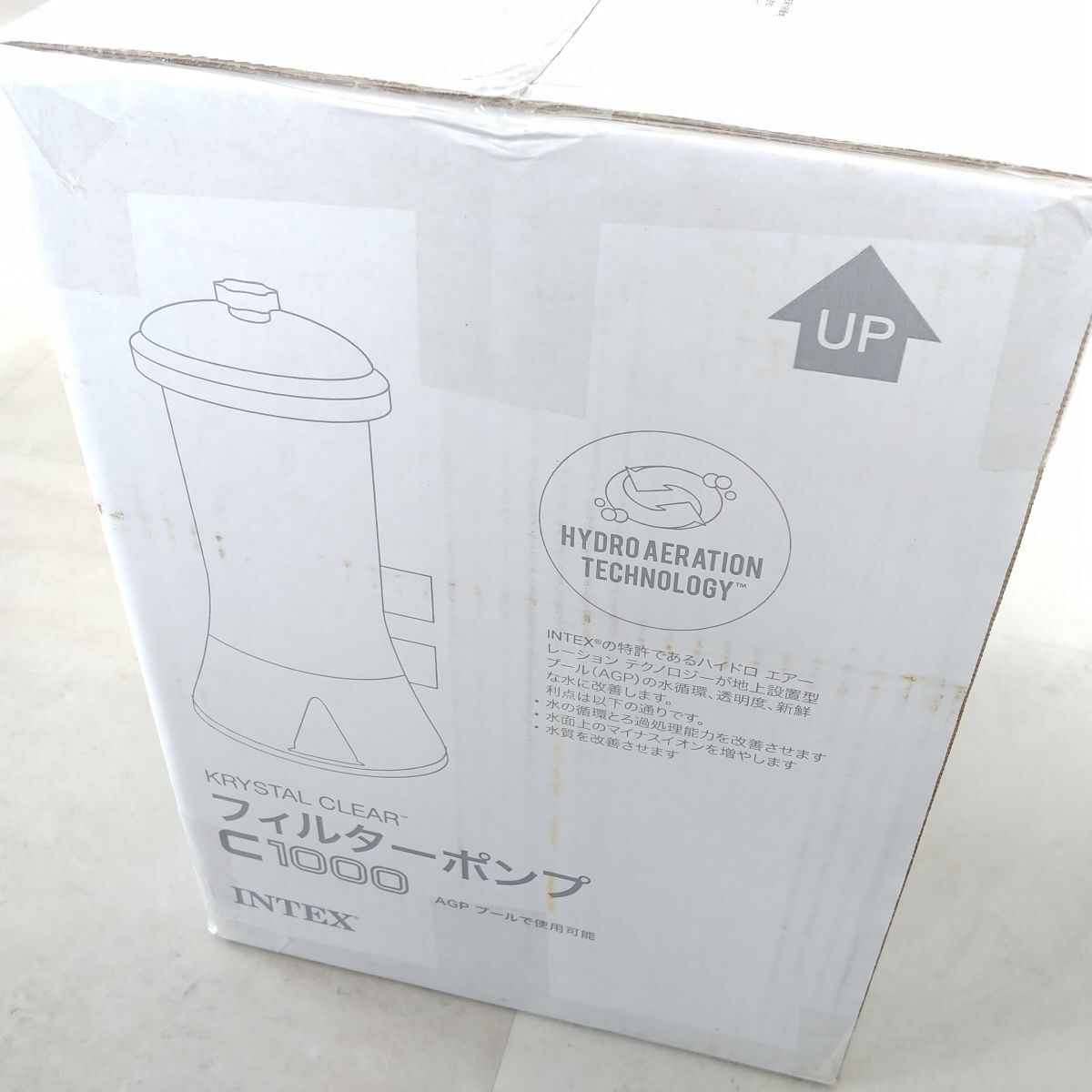 【☆新品☆未使用品☆】INTEX インテックス AGP プール フィルター ポンプ C1000 浄水 濾過 水循環 水質改善 1円スタート MA459_画像3