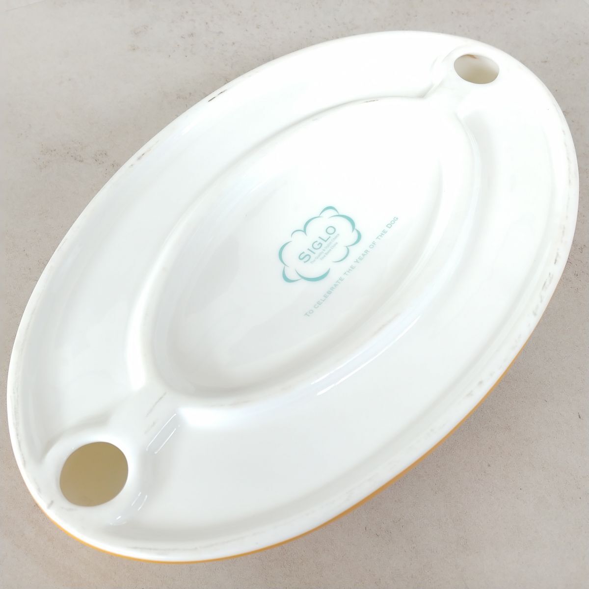 【☆1円スタート☆】SIGLO シグロ 陶器 シガー トレイ 葉巻用 灰皿 フレンチ ブルドッグ 犬 Cigar Ashtray 喫煙具 アクセサリー MA477の画像4