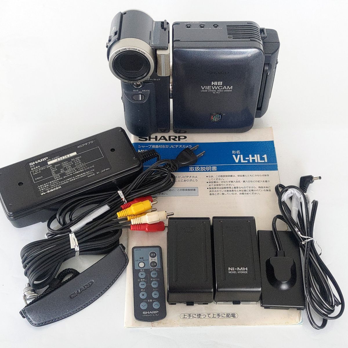 [ Junk summarize ]1 jpy sharp VL-HL1 8mm video camera Polaroid camera PENTAX Pentax ring flash filter SA3066
