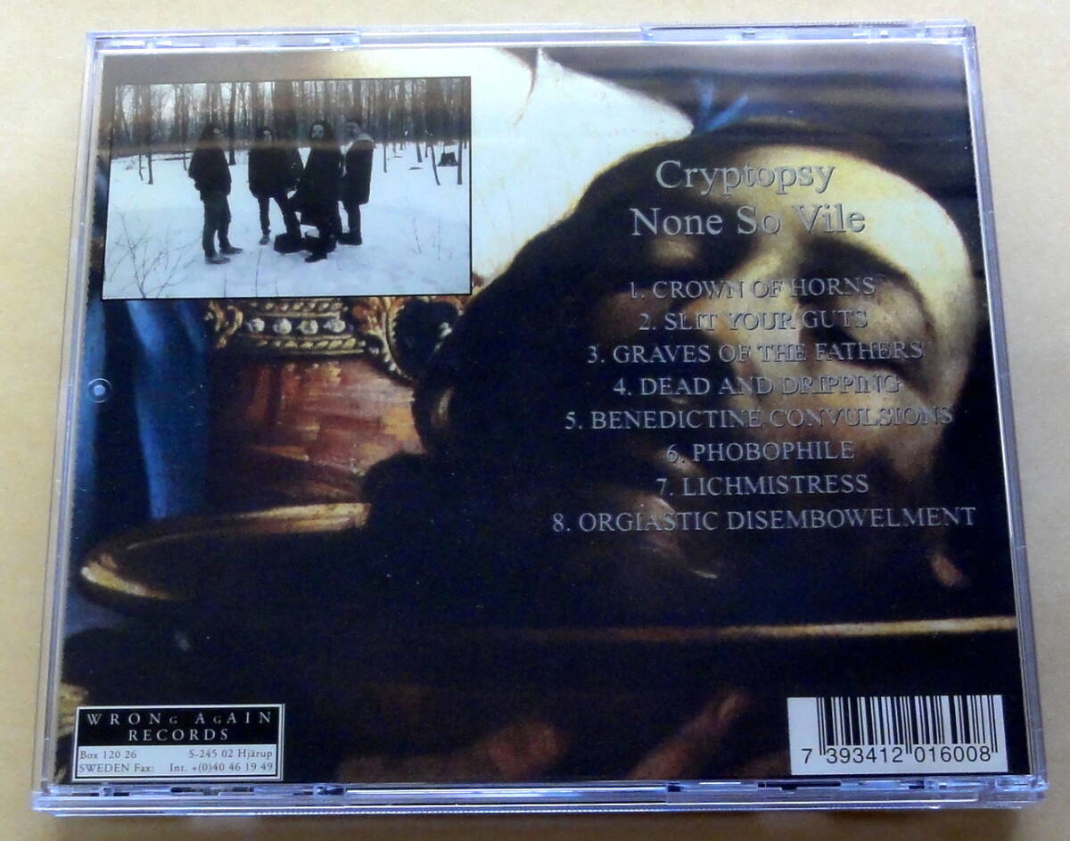 Cryptopsy / None So Vile CD デスメタル　Death Metal _画像2