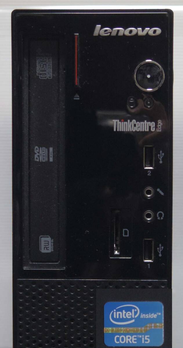 Lenovo ミニタワーデスクトップ型PC　ThinkCentre Edge 72 Core i5-3470S 2.9GHz 、メモリ8GB、HDD5000GB、Windows10Pro_画像3