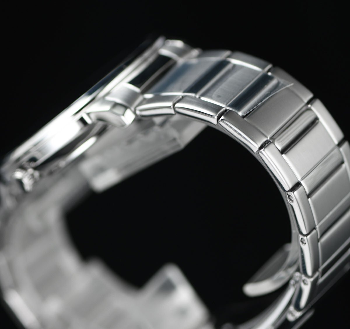 新品1円 逆輸入セイコーALBA サファイアガラス風防 深みあるダークブルーメタリック 50m防水 メンズ 激レア日本未発売 アルバ SEIKO 腕時計の画像5