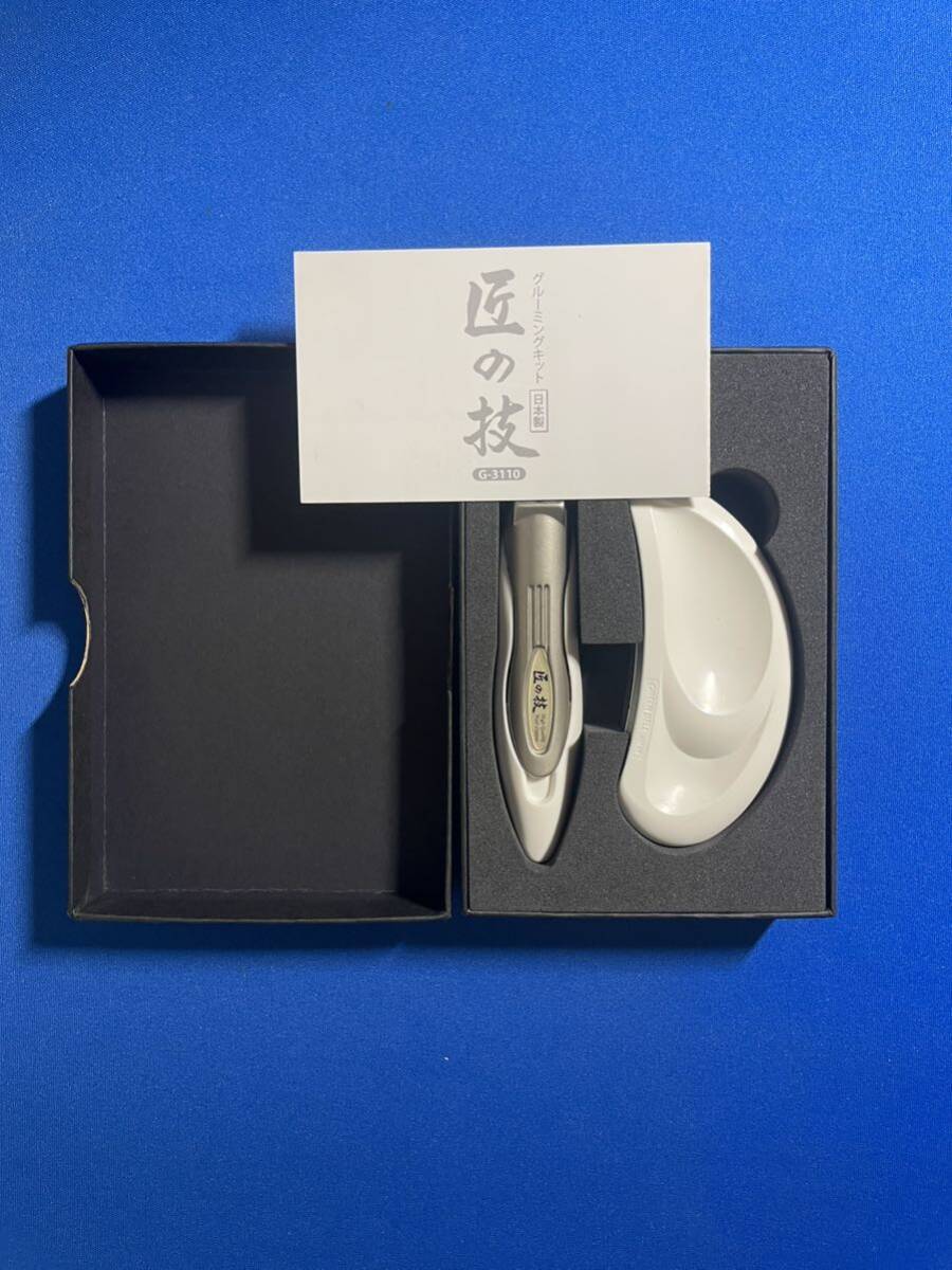 .E удобный товар праздник .[ Takumi. . груминг комплект ] зеленый bell G3110 кусачки для ногтей, пилочка для ногтей новый товар не использовался товар сделано в Японии!