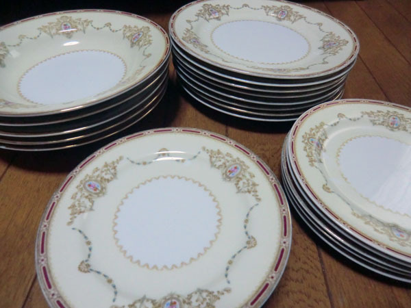 皿 深皿 花柄 ノリタケ Noritake◆26枚セット　アンティーク　レトロ◆NIPPON TOKI KAISHA_画像3