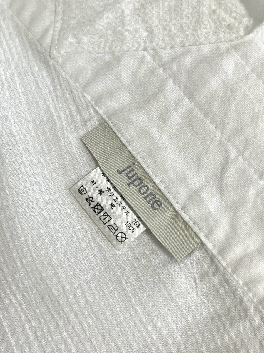 美品 Jupiterジュポネ 半襦袢 ホワイト ノーマル（衣紋控え目） 半衿付き フリーサイズの画像5