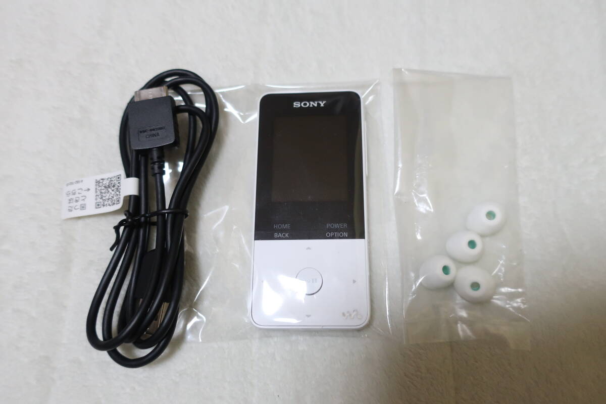 SONY ソニー デジタルミュージックプレーヤー SONY WALKMAN Sシリーズ NW-S315 16GB ホワイト 中古品 Bluetooth対応の画像3