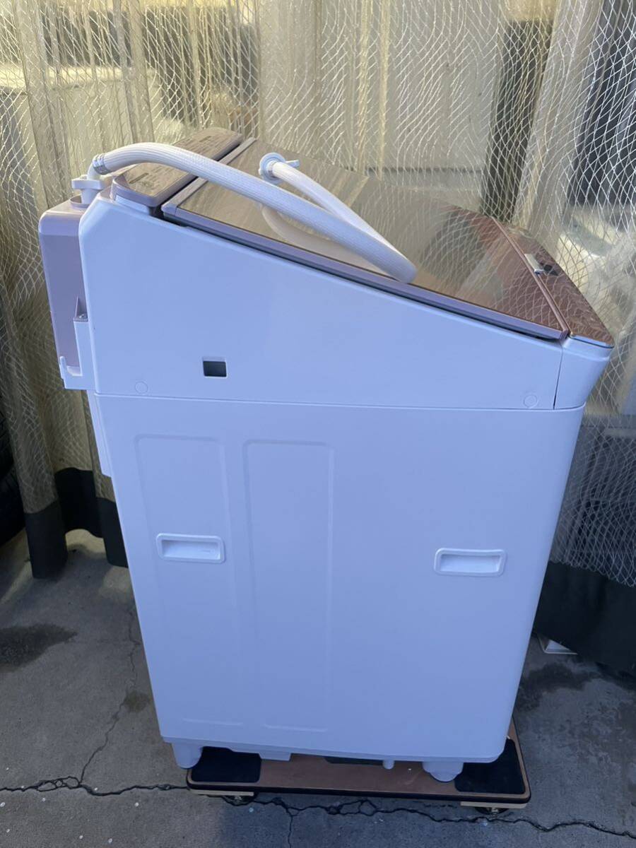 CK☆ 直取可 通電確認済 SHARP電気洗濯乾燥機 ES-PX8C-P 8Kg 2019年製 シャープ プラズマクラスター 洗濯機 全自動洗濯機 乾燥機 の画像9