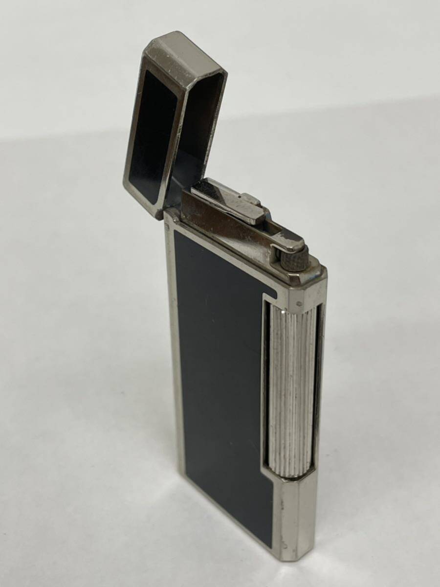 HK☆ 火花確認済 GIVENCHY 2000 ガスライター ブラック 喫煙具 ライター ジバンシー シルバーの画像1