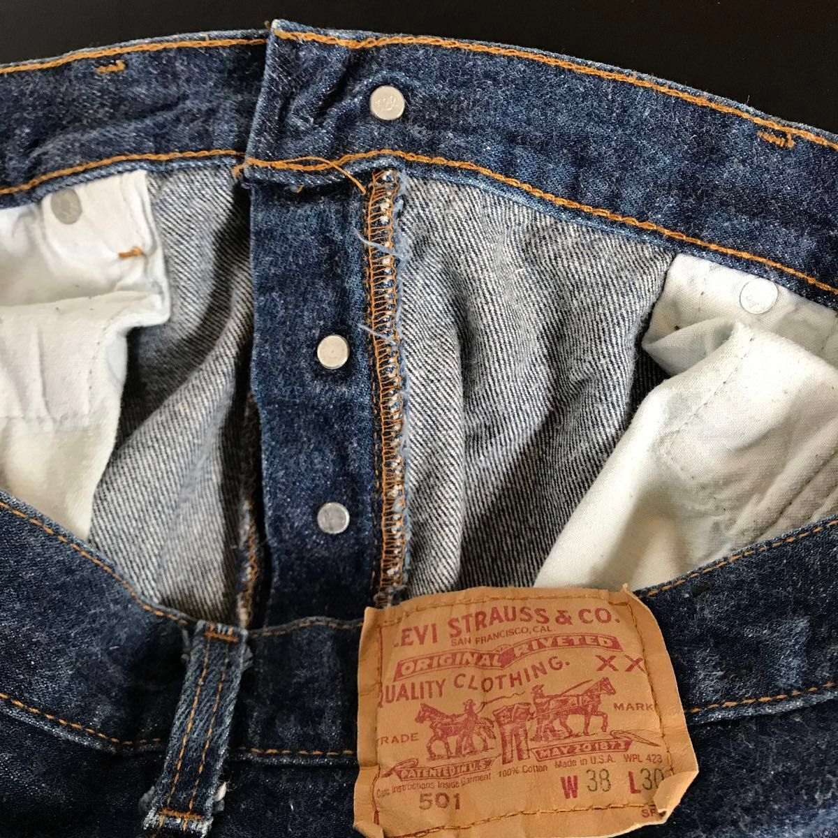 Levi's 501 80s vintage USA製 濃紺 デッドストック アメリカ製 Levi's 501 80s vintage USA製 濃紺 デッドストック アメリカ製