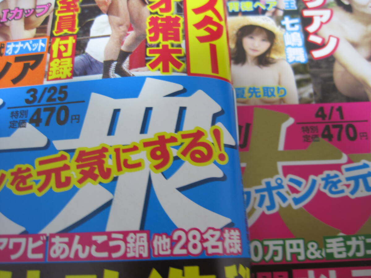 週刊誌 5冊 セット 最近の物 週刊大衆  令和6年 2024年 3月 4月 令和5年 2023年 9月 の画像6