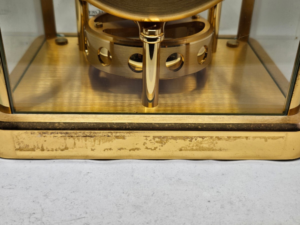 送料無料 希少 JAEGER LECOULTRE ジャガールクルト ATMOS アトモス Cal.540 半永久的機械式時計 現状出品の画像7
