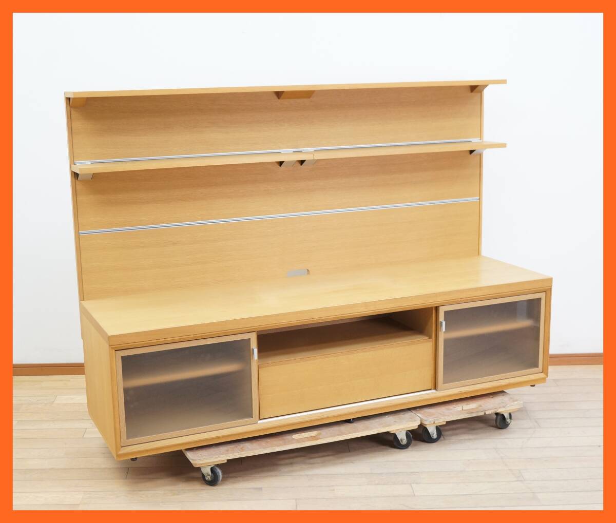 Yahoo!オークション - 東ハ 【カリモク家具】壁面収納型 テレビ Yahoo!オークション - 東ハ 【カリモク家具】壁面収納型 テレビ