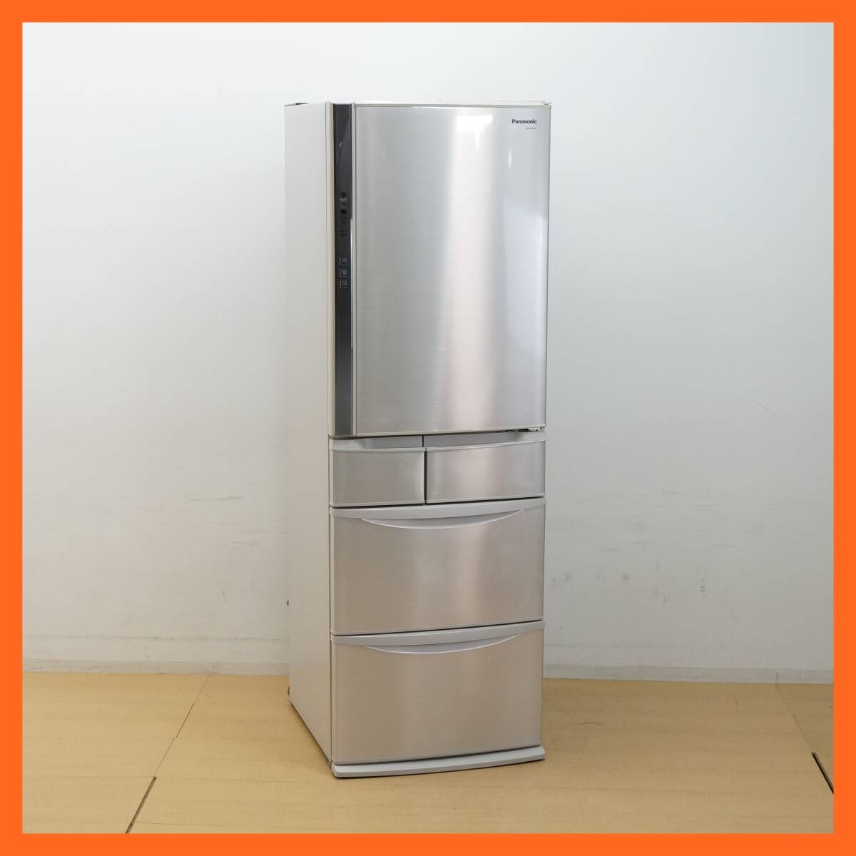 東ハ:【パナソニック】5ドア 冷凍冷蔵庫 426L NR-E436T-N シャンパン 日本製 右開きドア エコナビ運転 スリム幅60cm