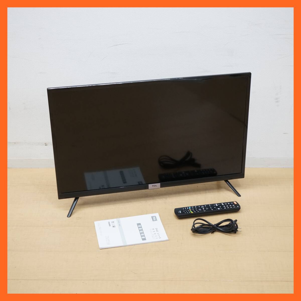 東ハ:美品【TCL】液晶テレビ 32V型 32D400 2019年 直下型LEDバックライト Wチューナー搭載 32インチ リモコン付 ★送料無料★_画像1