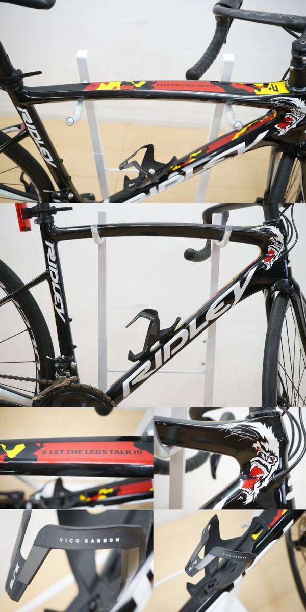  higashi is :[RIDLEY/lidore-]FENIX SL Phoenix SL DISC road bike XS size JP19-02Bs black gla tabebuia ru Mark disk brake 