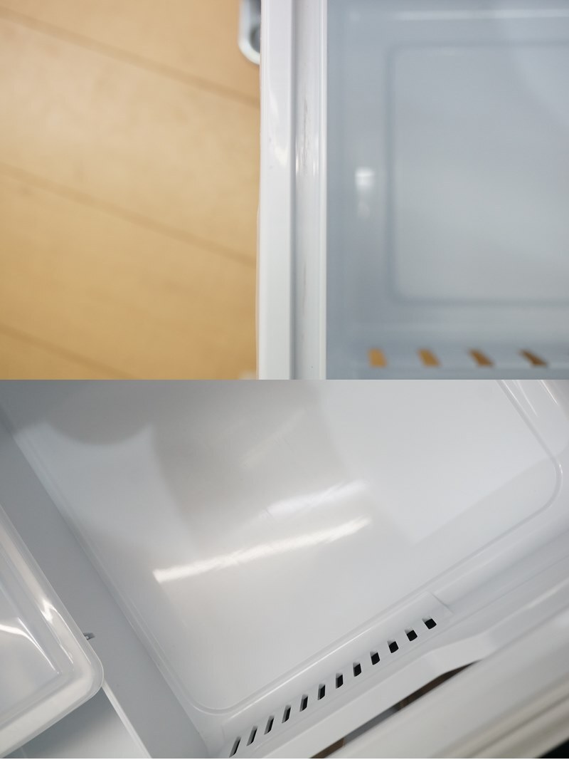 東ハ:【ハイセンス】2ドア 冷凍冷蔵庫 135L HR-D1304 2021年 耐熱トップテーブル 冷蔵室温度調節ダイヤル ★送料無料★の画像9