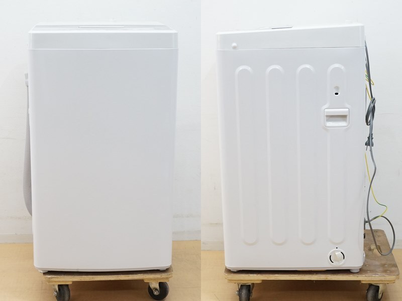 東ハ:【アクア】全自動洗濯機 4.5kg AQW-S45H 2020年 お好み設定＆残時間表示 風乾燥 高濃度クリーン浸透 3Dアクティブ洗浄 ★送料無料★の画像2