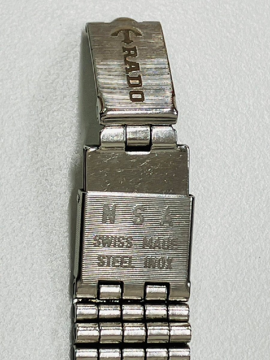 【送料無料/高級時計】RADO ラドー ダイヤスター デイト DIASTAR 腕時計 312805 黒文字盤 レディース 手巻き ヴィンテージ アンティーク_画像4