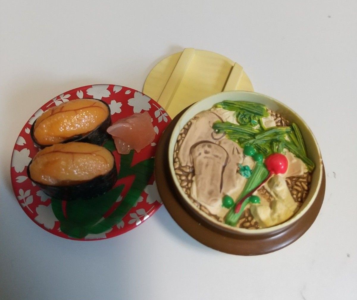 ミニサンプル回転寿司ウニと釜飯