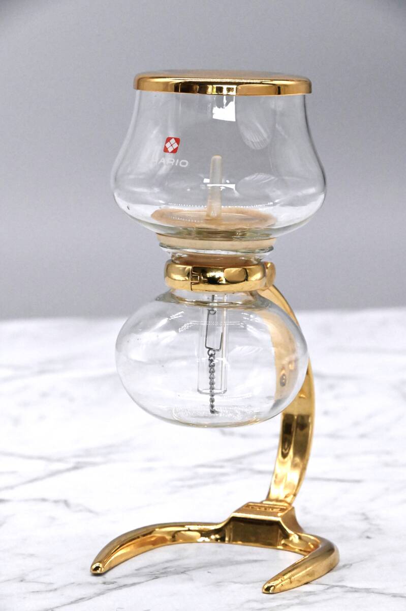 **HARIO HARIO Mini phone one person for coffee siphon Gold coffee maker 