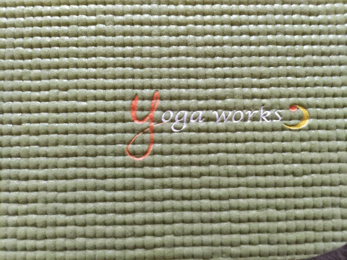 * новый товар * не использовался / yoga works. йога коврик / толщина 6mm / зеленый *