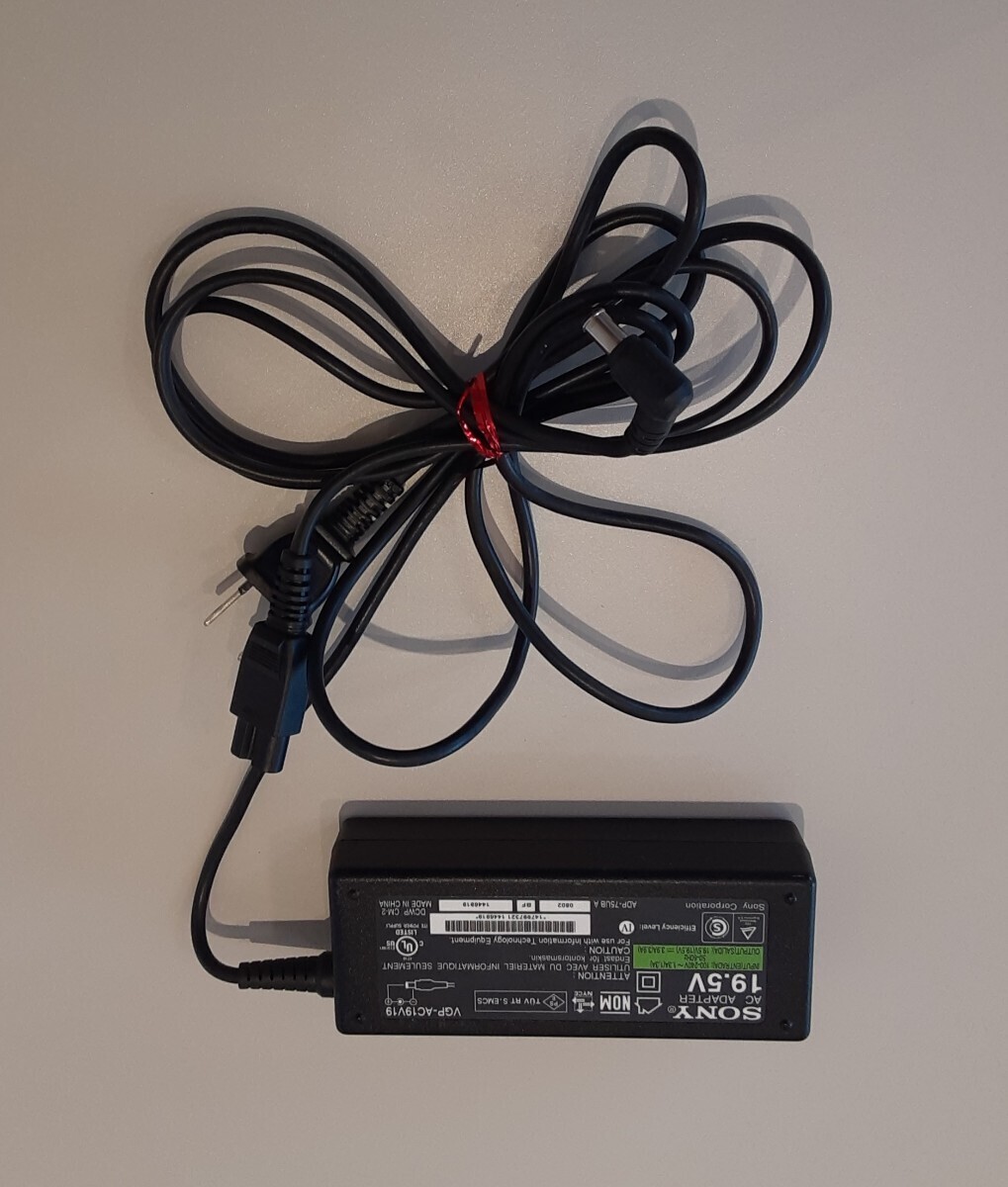 SONY AC адаптор VGP-AC19V19 шнур электропитания комплект продажа комплектом Sony AC адаптер кабель 