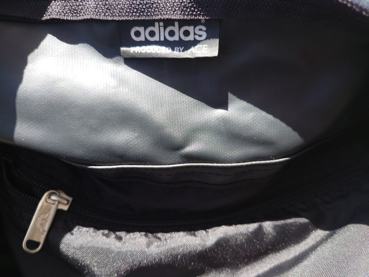 adidas アディダス ボストン バッグ ショルダー 付き 鞄 カバン bag 黒 ブラックの画像6