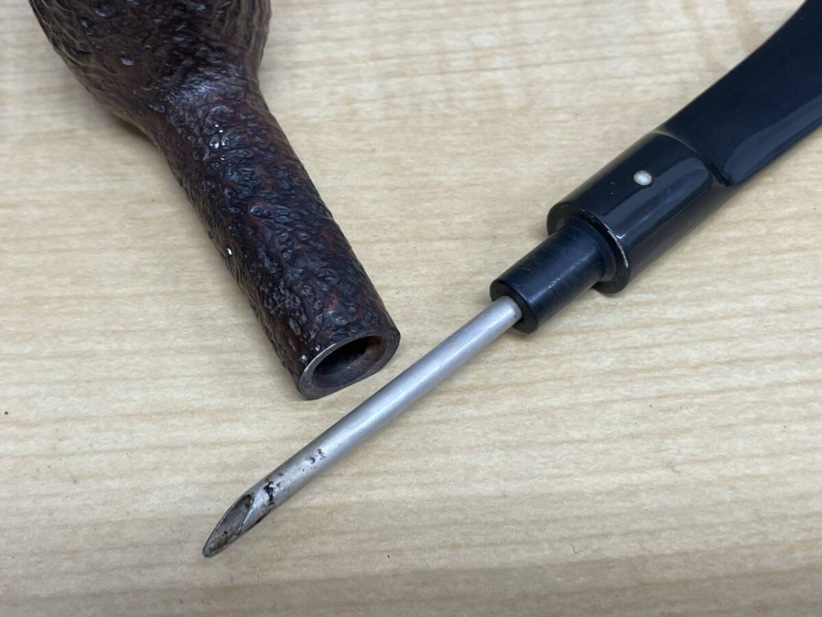 ダンヒルdunhill THE WHITE SPOT SHELL BRIAR 39 F/T ③S喫煙パイプ★MADE IN ENGLANDヴィンテージ喫煙具タバコ煙草煙管★S2429の画像8