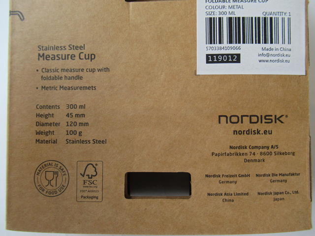NORDISK Measure Cup 300ml シェラカップ 計量カップ/ノルディスクの画像5